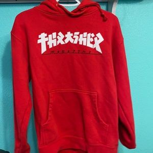 Red Mens small thrasher sweatshirt